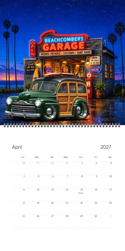 2027 Woodie Neon Calendar 100003-XX