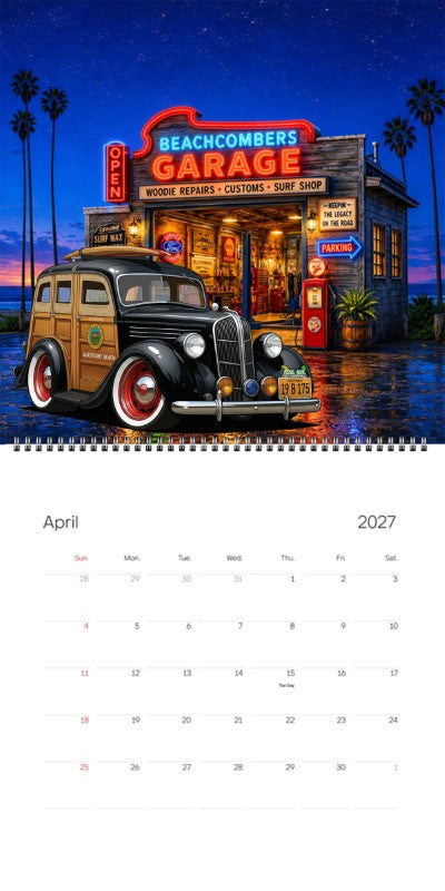 2027 Woodie Neon Calendar 19B175-CA
