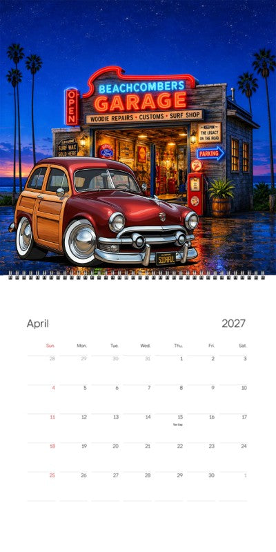 2027 Woodie Neon Calendar 51DRFUL-CA