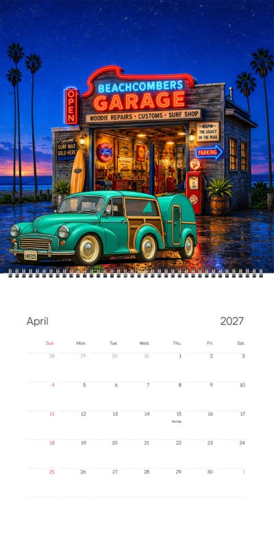 2027 Woodie Neon Calendar EAK925-CA