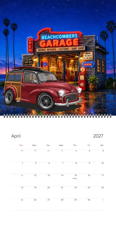 2027 Woodie Neon Calendar L351KO-CA