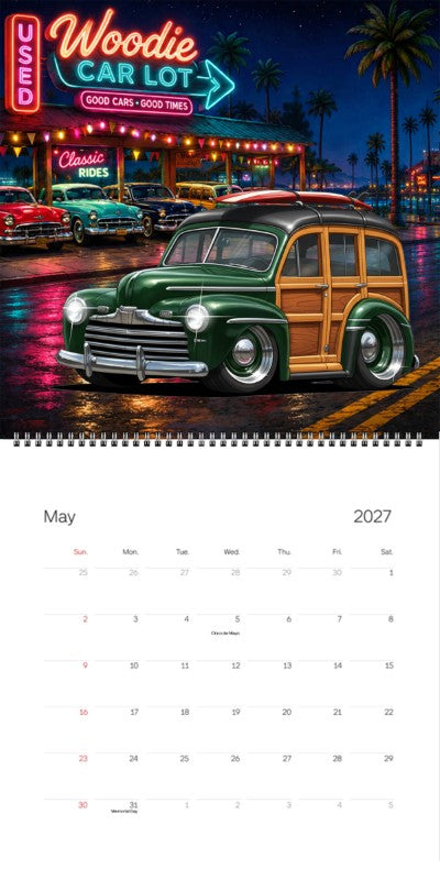 2027 Woodie Neon Calendar 100003-XX