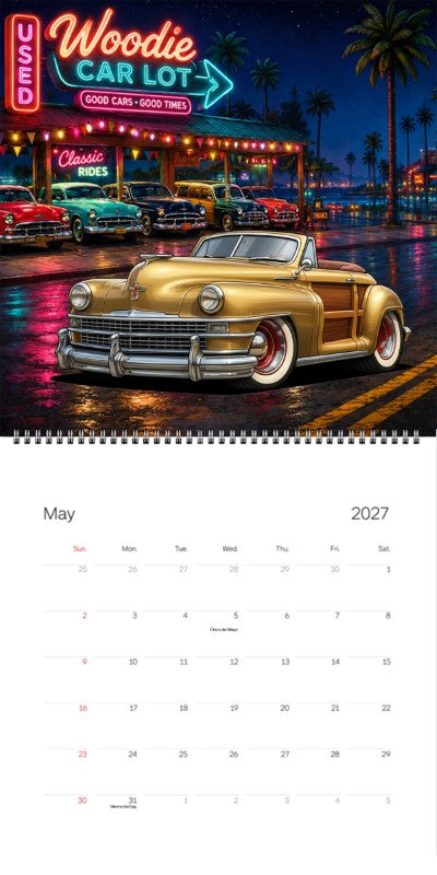 2027 Woodie Neon Calendar 100006-XX