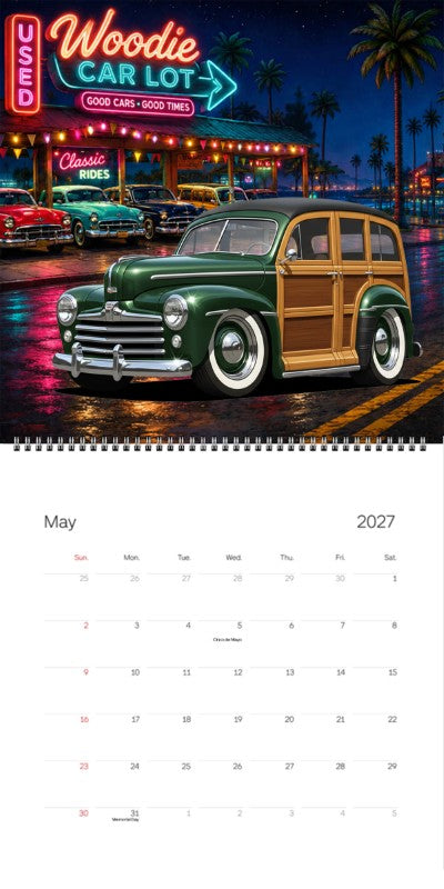 2027 Woodie Neon Calendar 100015-XX