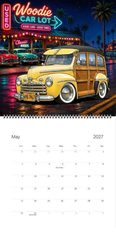 2027 Woodie Neon Calendar 69B7947-CA