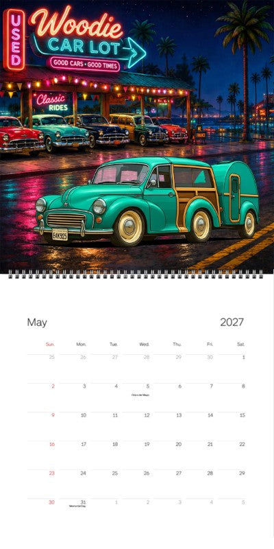 2027 Woodie Neon Calendar EAK925-CA