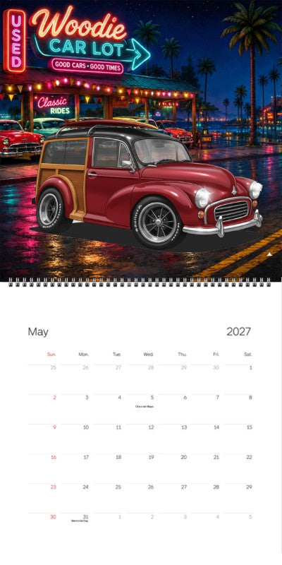 2027 Woodie Neon Calendar L351KO-CA