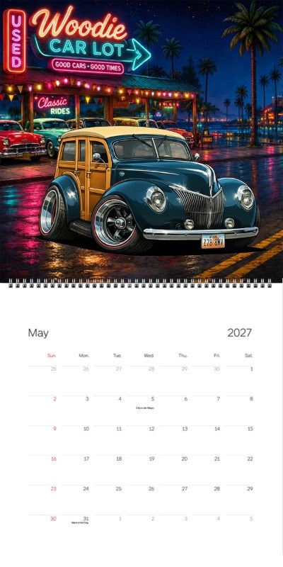 2027 Woodie Neon Calendar Z788WV-UT