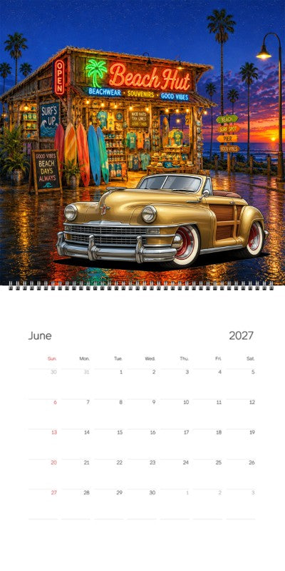 2027 Woodie Neon Calendar 100006-XX