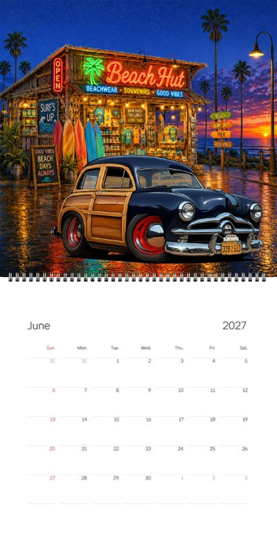 2027 Woodie Neon Calendar 33B2513-CA
