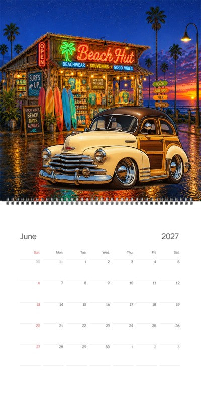 2027 Woodie Neon Calendar 38A9772-CA