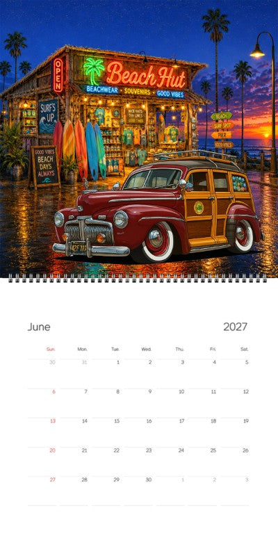 2027 Woodie Neon Calendar 42F777-CA