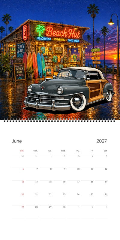 2027 Woodie Neon Calendar 80A4323-CA