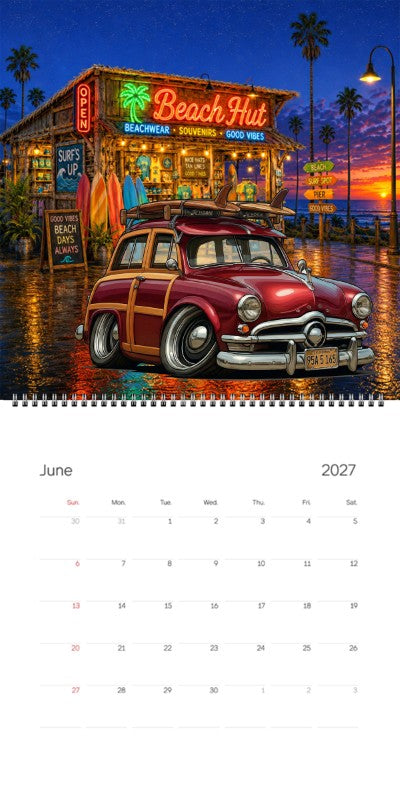 2027 Woodie Neon Calendar 95A5165-CA