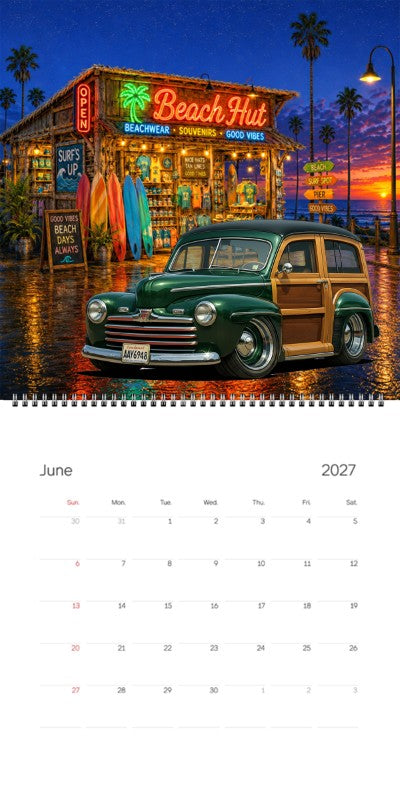 2027 Woodie Neon Calendar AAY6948-WA