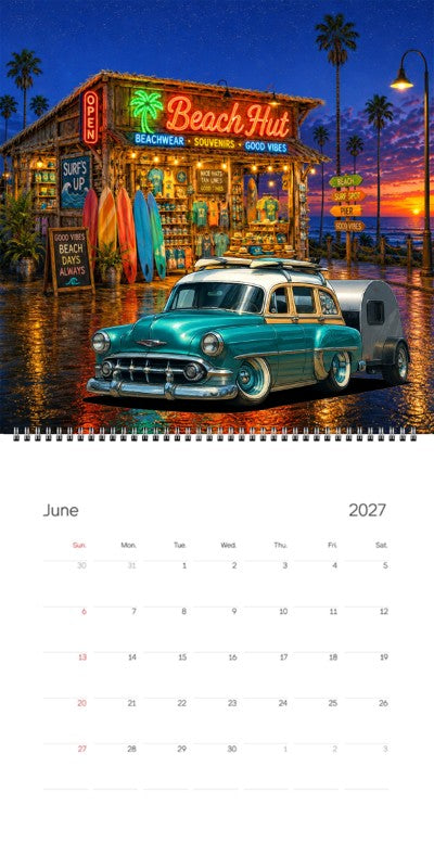 2027 Woodie Neon Calendar B31876-CO