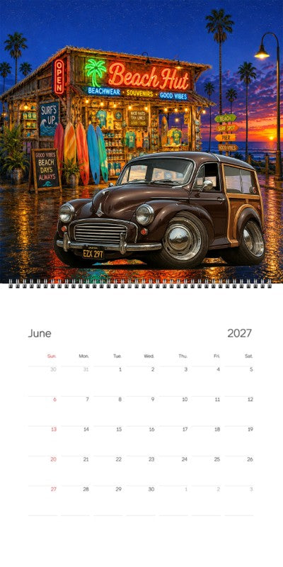 2027 Woodie Neon Calendar EZX297-CA