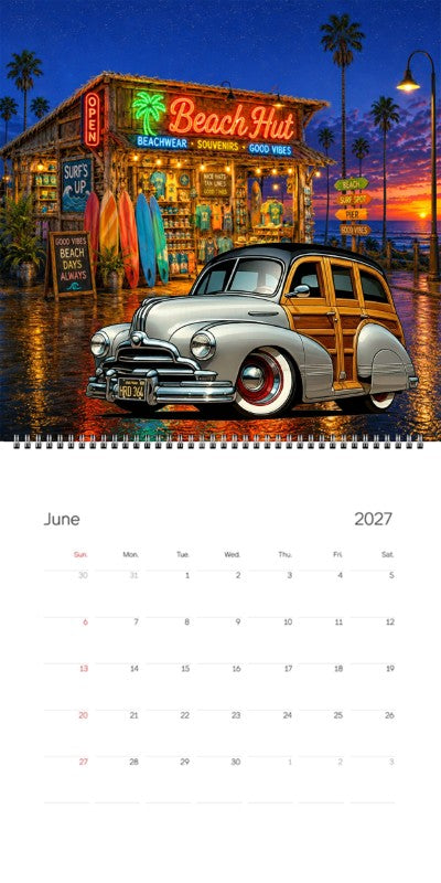 2027 Woodie Neon Calendar HRD364-CA