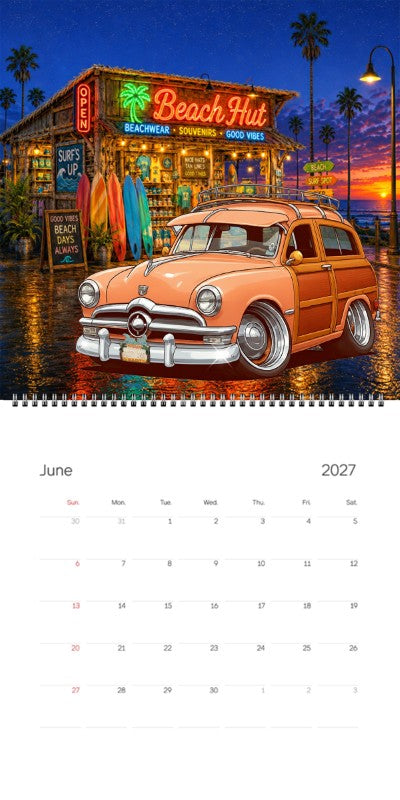 2027 Woodie Neon Calendar HV1950-CA