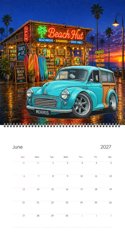2027 Woodie Neon Calendar MYMORIS-CA