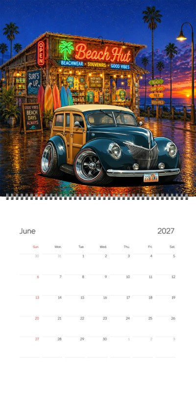 2027 Woodie Neon Calendar Z788WV-UT