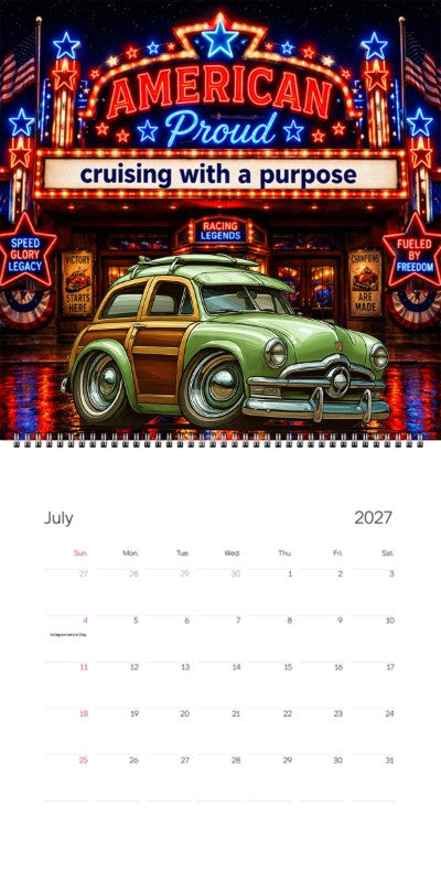 2027 Woodie Neon Calendar 100002-XX