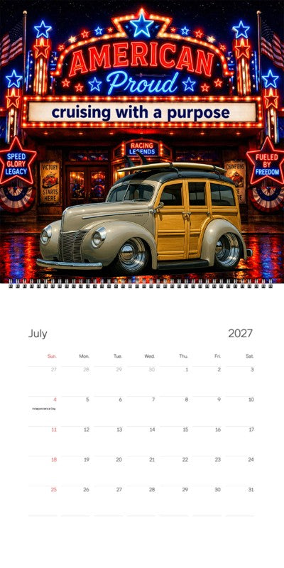 2027 Woodie Neon Calendar 100005-XX