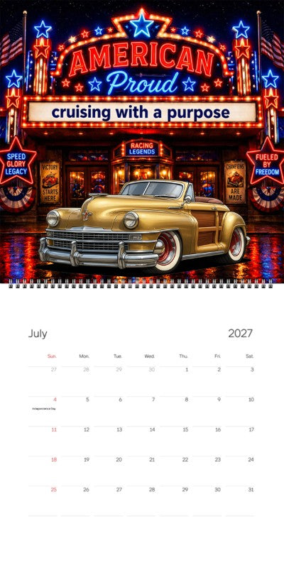 2027 Woodie Neon Calendar 100006-XX