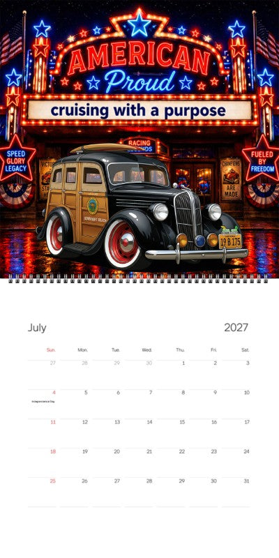2027 Woodie Neon Calendar 19B175-CA