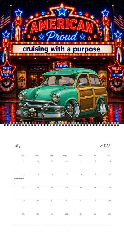 2027 Woodie Neon Calendar 1Y2941-CA