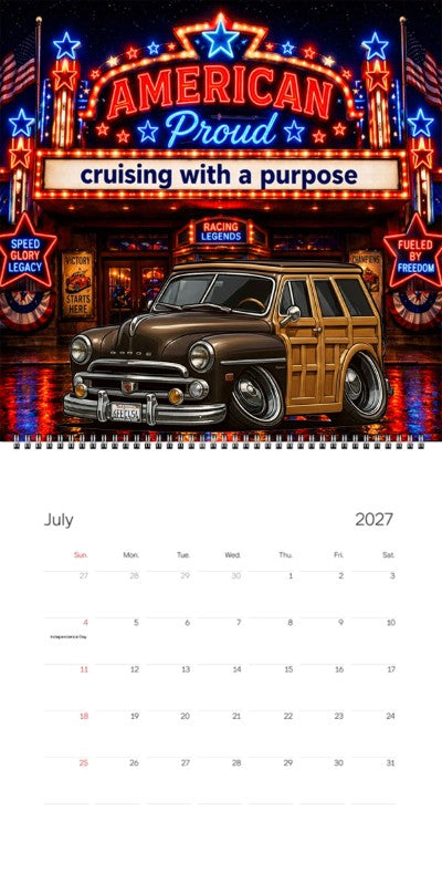 2027 Woodie Neon Calendar 6FEC454-CA