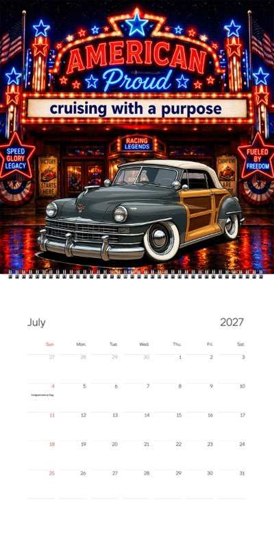 2027 Woodie Neon Calendar 80A4323-CA