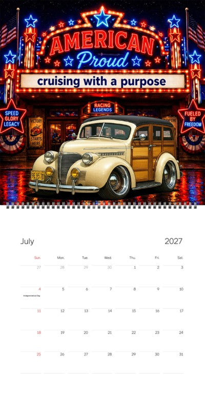 2027 Woodie Neon Calendar 9E9570-CA