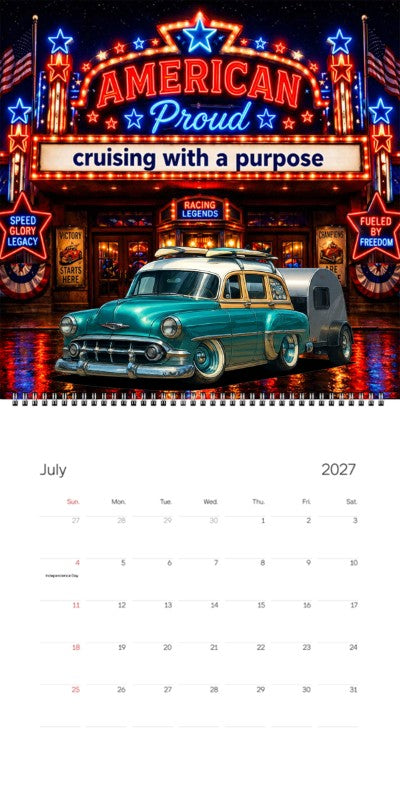 2027 Woodie Neon Calendar B31876-CO