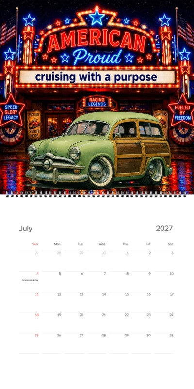 2027 Woodie Neon Calendar BEFORE-CA