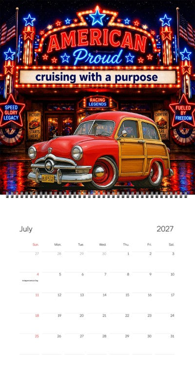 2027 Woodie Neon Calendar BJP532-CA