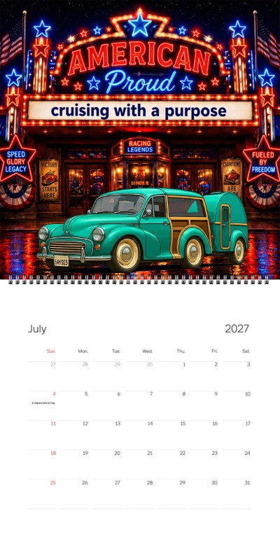 2027 Woodie Neon Calendar EAK925-CA
