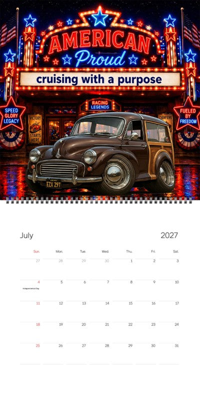 2027 Woodie Neon Calendar EZX297-CA