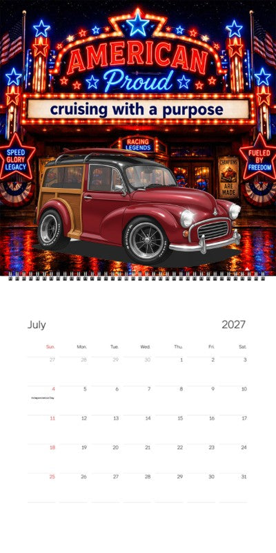2027 Woodie Neon Calendar L351KO-CA