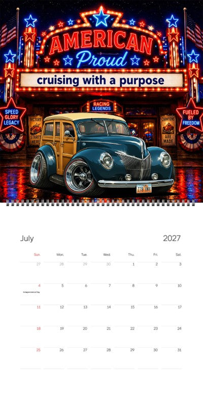 2027 Woodie Neon Calendar Z788WV-UT