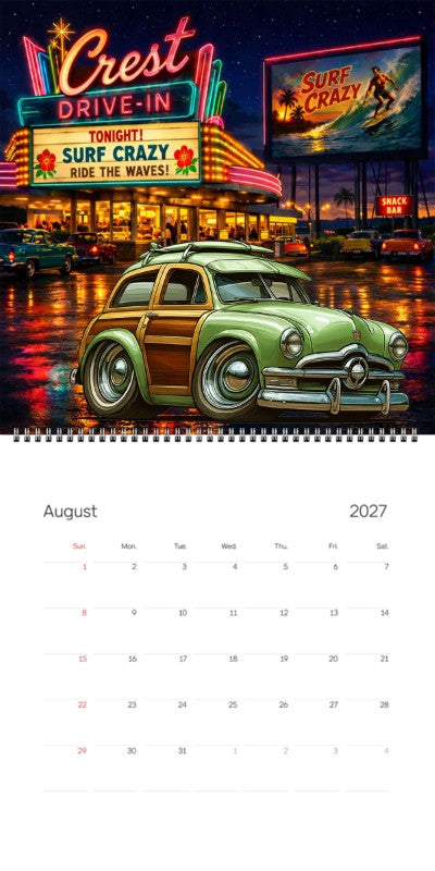 2027 Woodie Neon Calendar 100002-XX