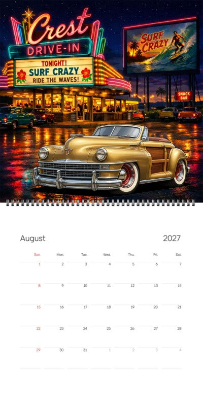 2027 Woodie Neon Calendar 100006-XX