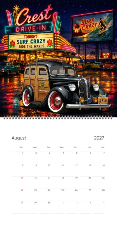 2027 Woodie Neon Calendar 19B175-CA