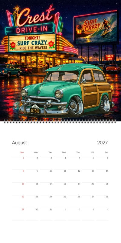 2027 Woodie Neon Calendar 1Y2941-CA