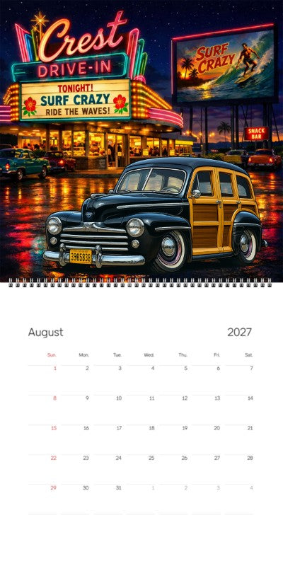 2027 Woodie Neon Calendar 39B6838-CA