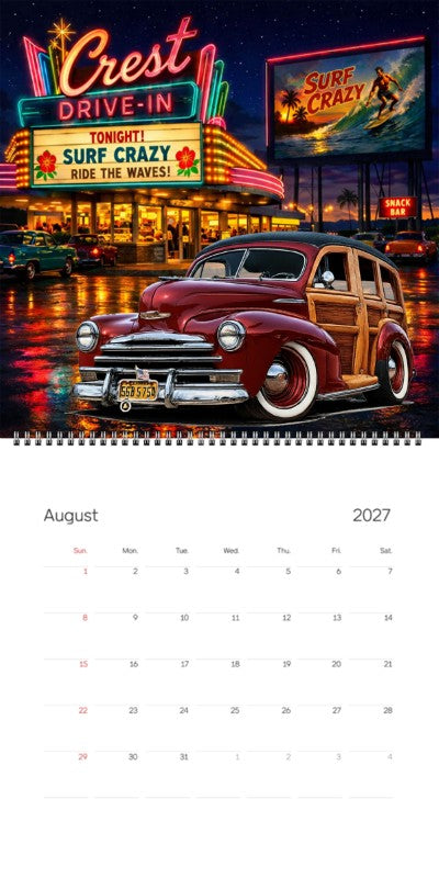 2027 Woodie Neon Calendar 56B5754-CA