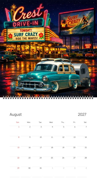 2027 Woodie Neon Calendar B31876-CO