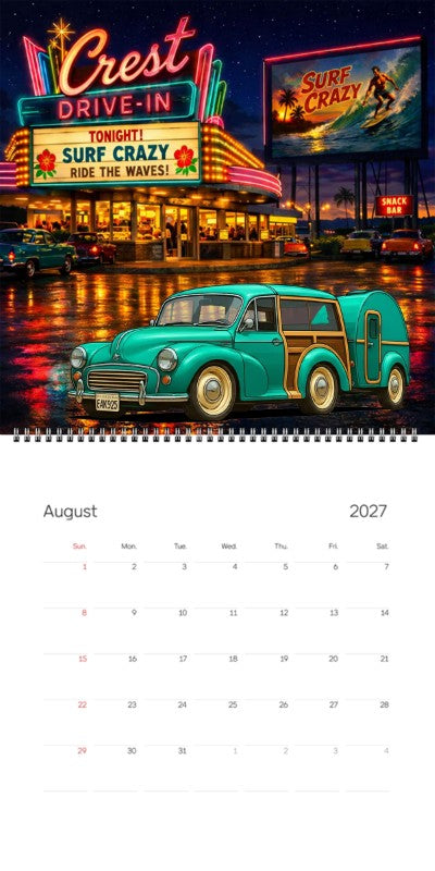 2027 Woodie Neon Calendar EAK925-CA