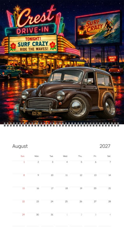 2027 Woodie Neon Calendar EZX297-CA