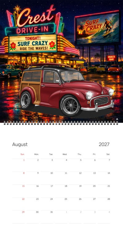 2027 Woodie Neon Calendar L351KO-CA